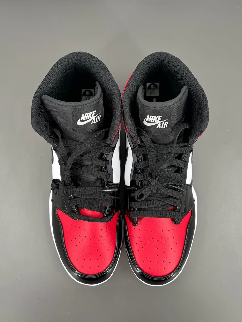 New Men’s Nike Air Jordan 1 MID TD Red Black Baseball Cleats FJ6805 601